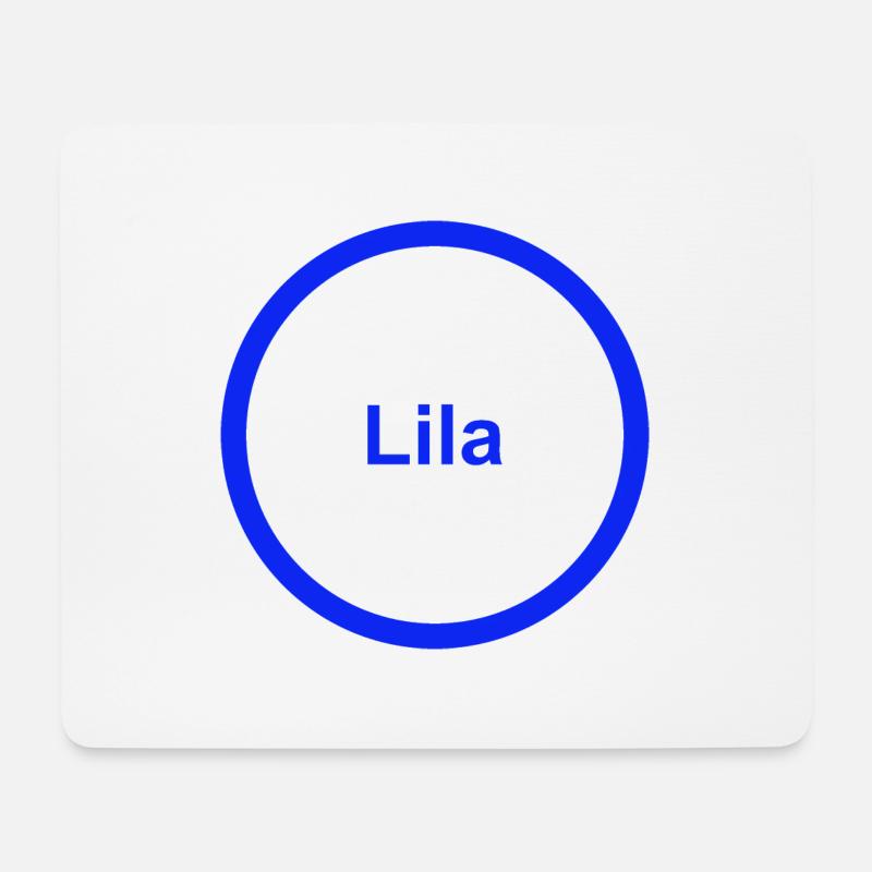 Lila - Mousepad (Querformat) - Weiß