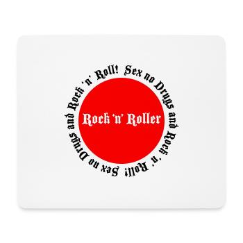 Sex ohne Drogen und Rock n Roll - Mousepad (Querformat) - Weiß - Vorne