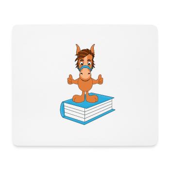 PFERD - PONY - PFERDEGESCHICHTE - Mousepad (Querformat) - Weiß - Vorne