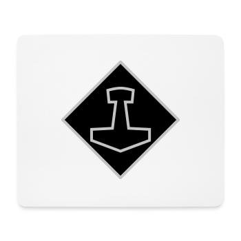 Mjölnir - Mouse Pad (horizontal) - white - Front