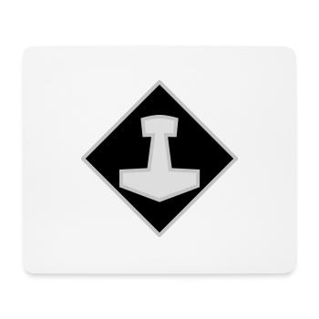 Mjölnir - Mousepad (Querformat) - Weiß - Vorne