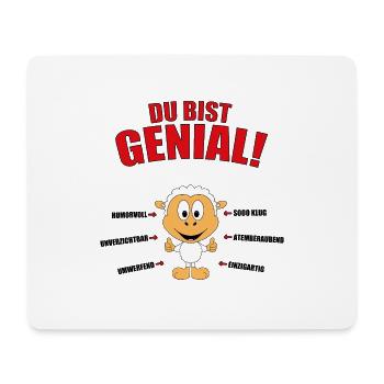 SCHAF - SCHAFE - Mousepad (Querformat) - Weiß - Vorne