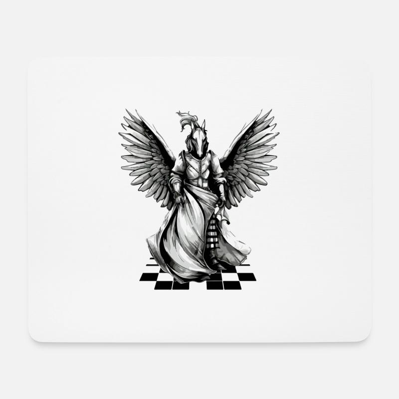 Der Ritterreiter - Mousepad (Querformat) - Weiß