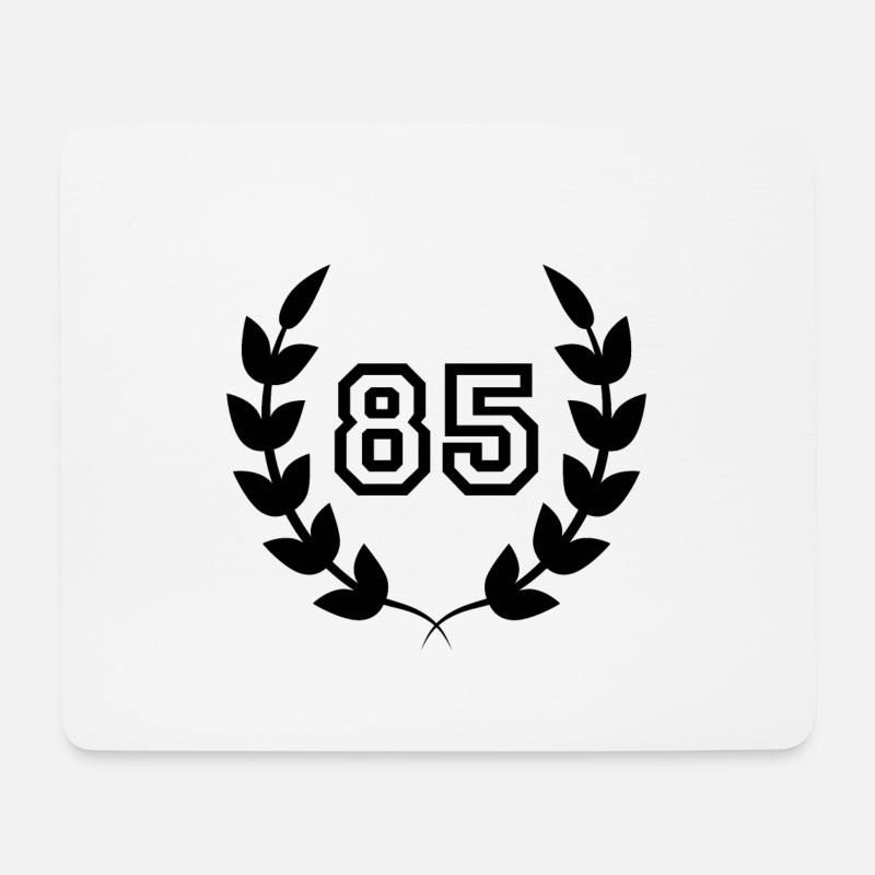 85. Geburtstags-Geschenkidee 85 Jahre - Mousepad (Querformat) - Weiß
