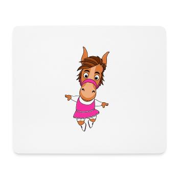 PFERD - TÄNZERIN - Mousepad (Querformat) - Weiß - Vorne