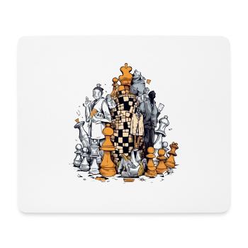 Chess Tower - Mouse Pad (horizontal) - white - Front