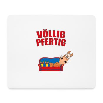 PFERD - PONY - PFERDE - Mousepad (Querformat) - Weiß - Vorne