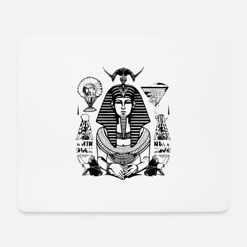 Le sphinx n°3 - Tapis de souris (format paysage) - blanc