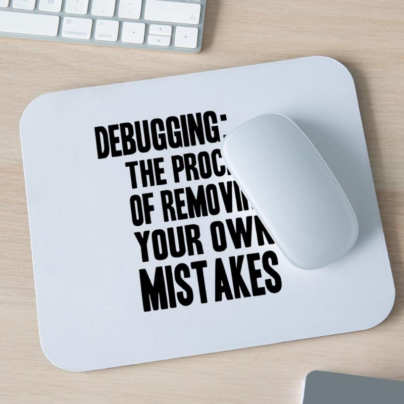 debugging process Mousepad (Querformat)