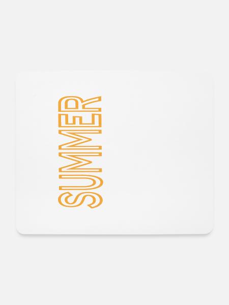 Summer Vibes - Mousepad (Querformat) - Weiß