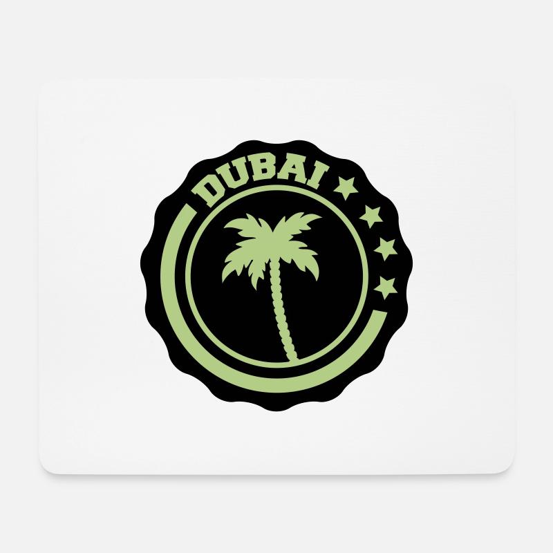 Dubaï - Tapis de souris (format paysage) - blanc