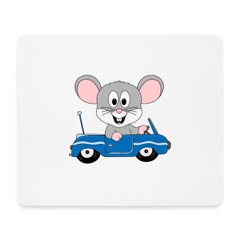 AUTO - MAUS - TIER - KINDER - BABYS - Mousepad (Querformat) - Weiß - Vorne