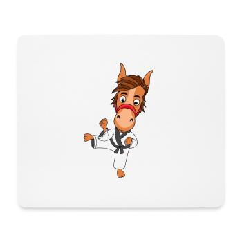 PFERD - PONY - Mousepad (Querformat) - Weiß - Vorne