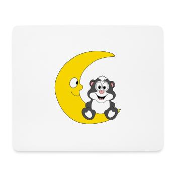 STINKTIER - MOND - TIER - KINDER - BABYS - Mousepad (Querformat) - Weiß - Vorne