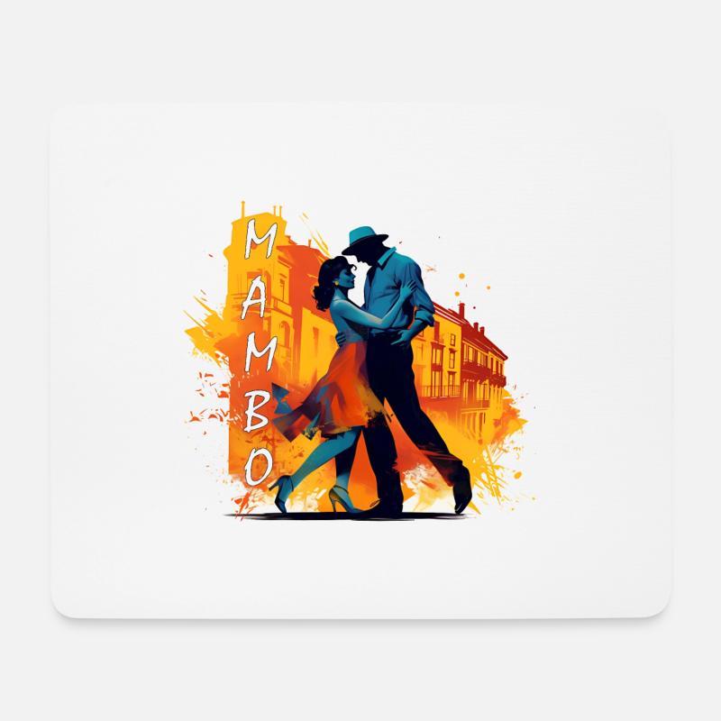 Tanzen kann soziale Kontakte fördern - Mousepad (Querformat) - Weiß