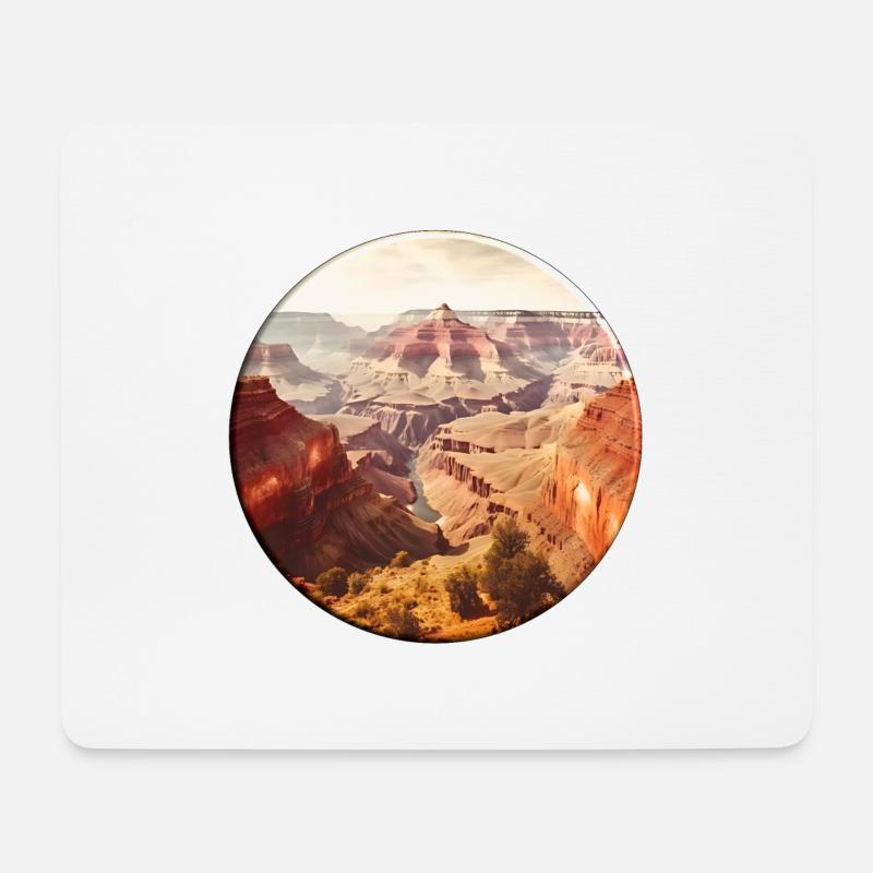 Grand Canyon Nationalpark in Arizona - Mousepad (Querformat) - Weiß