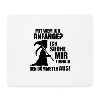 SENSENMANN - HALLOWEEN - REAPER - Mousepad (Querformat) - Weiß - Vorne
