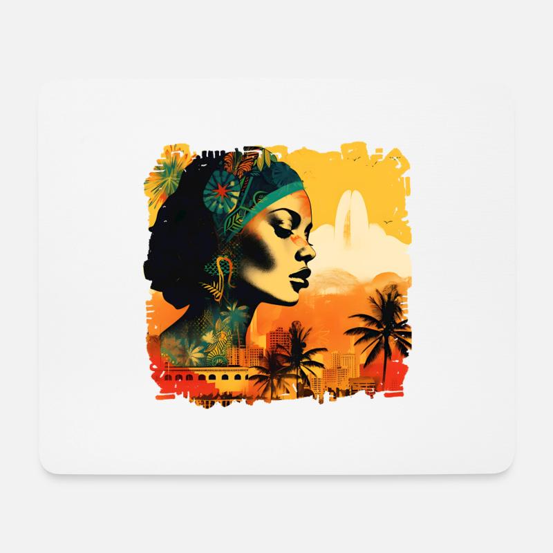 Rio de Janeiro zieht Besucher aus aller Welt an - Mousepad (Querformat) - Weiß