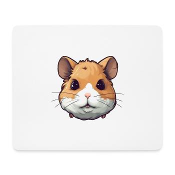 Hamster - Mousepad (Querformat) - Weiß - Vorne