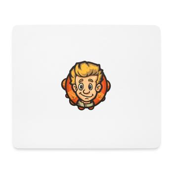 Cheerful boy - Mouse Pad (horizontal) - white - Front
