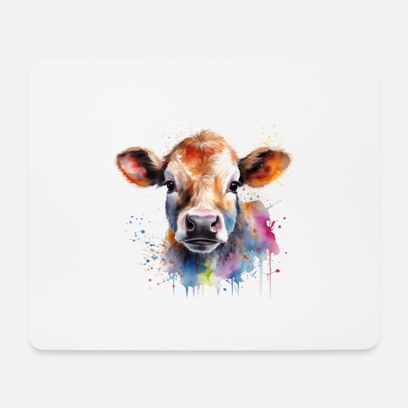 calf - Mouse Pad (horizontal) - white