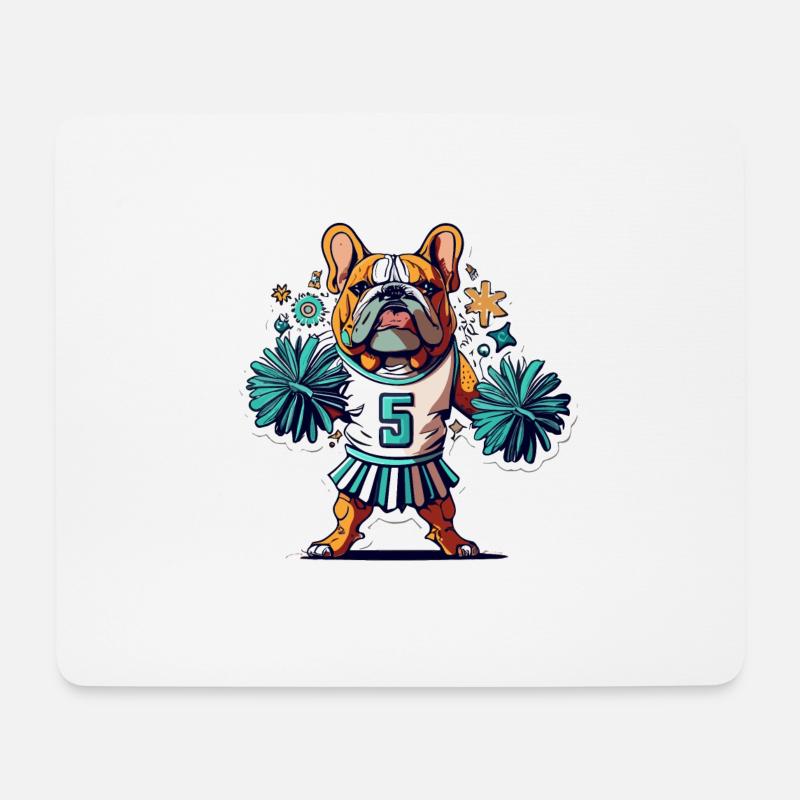 Cheerleader - Mousepad (Querformat) - Weiß