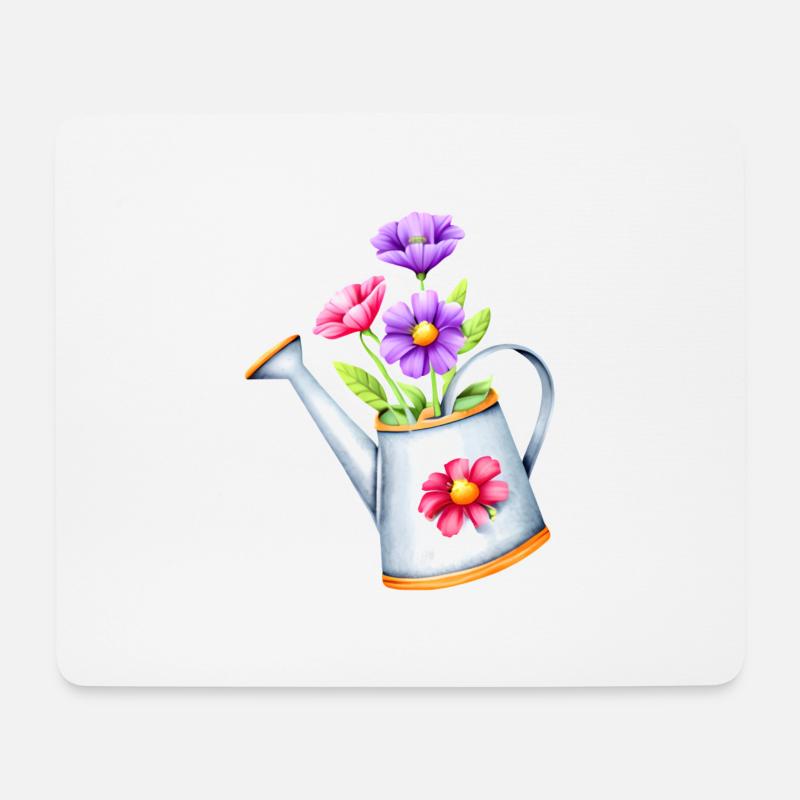 Hobbygärtner Gärtner Blume Garten Geschenk Blumen - Mousepad (Querformat) - Weiß