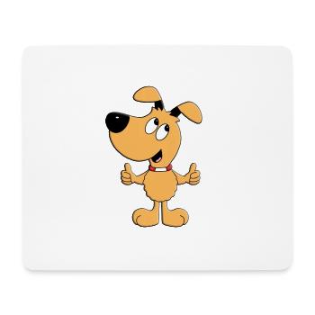 HUND - HUNDE - TIER - TIERE - SUPER - GUT - Mousepad (Querformat) - Weiß - Vorne