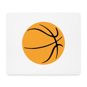 Basket-ball 20 - Tapis de souris (format paysage) - blanc - Devant