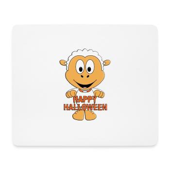 HAPPY HALLOWEEN - SCHAF - TIER - KIND - BABY - Mousepad (Querformat) - Weiß - Vorne