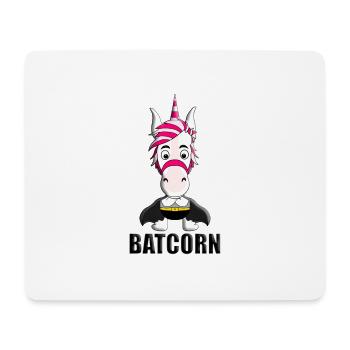 BATCORN - EINHORN - EINHÖRNER - TIER - SUPERHELD - Mousepad (Querformat) - Weiß - Vorne
