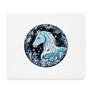 Horse - Mouse Pad (horizontal) - white - Front