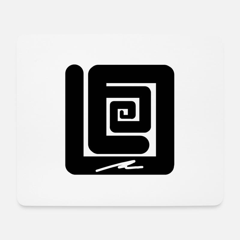 Illusion #17 - Tapis de souris (format paysage) - blanc