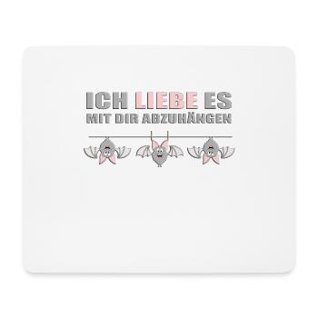 FLEDERMÄUSE - FREUND - ABHÄNGEN - FREUNDSCHAFT - Mousepad (Querformat) - Weiß - Vorne