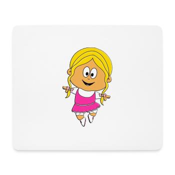 TÄNZERIN - MÄDCHEN - TANZEN - BALLETT - BALLERINA - Mousepad (Querformat) - Weiß - Vorne