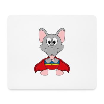 SUPERHELD - TIER - RATTE - HELD - TIERISCH - Mousepad (Querformat) - Weiß - Vorne