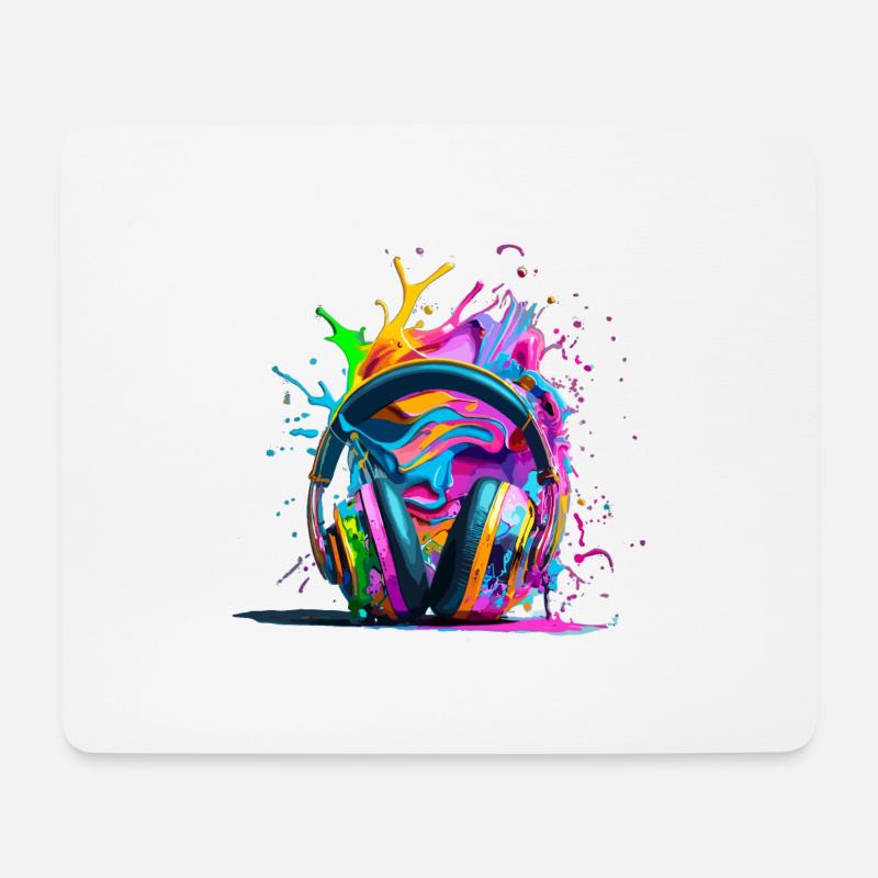 MUSIC - Mouse Pad (horizontal) - white