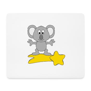 KOALA - STERNSCHNUPPE - TIER - TIERISCH - Mousepad (Querformat) - Weiß - Vorne