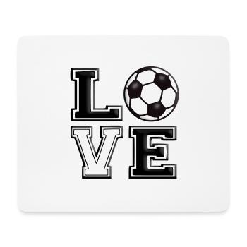 FUßBALL - SPORT - LIEBE - LOVE - FUßBALLSPIELER - Mousepad (Querformat) - Weiß - Vorne