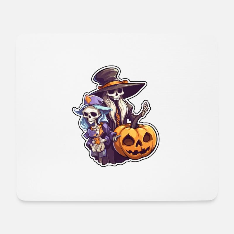 witch 4 - Mousepad (Querformat) - Weiß