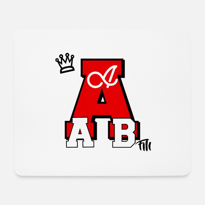 AB Design NEU Cool schlicht Modern Trend 2023 Hip - Mousepad (Querformat) - Weiß