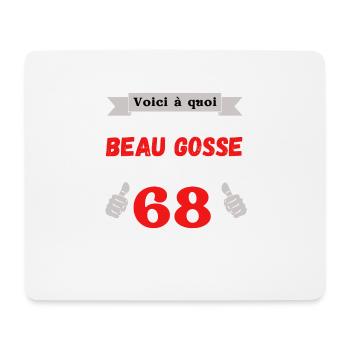 This Looks Like A Handsome 68-Year-Old Kid - Mouse Pad (horizontal) - white - Front