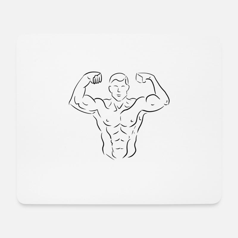 Gym - Mouse Pad (horizontal) - white
