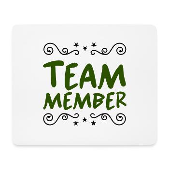 Team Member - Mouse Pad (horizontal) - white - Front