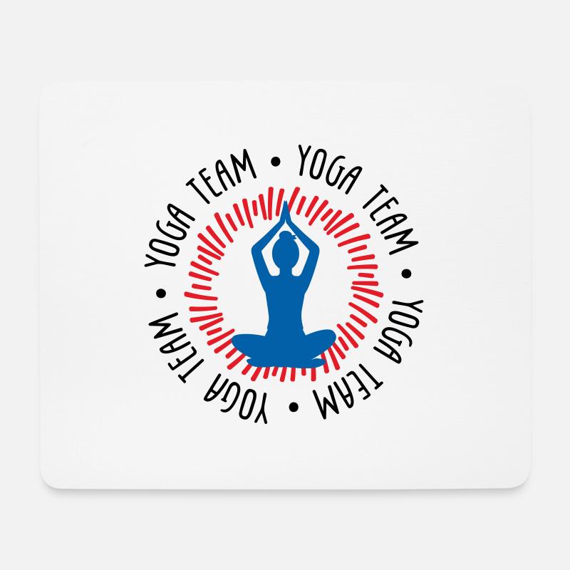 Team Yoga - Mouse Pad (horizontal) - white