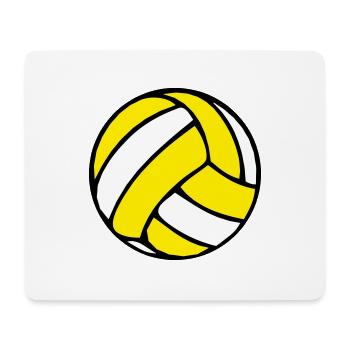 ballon de volleyball beachvolley beach ball 2 0 - Tapis de souris (format paysage) - blanc - Devant