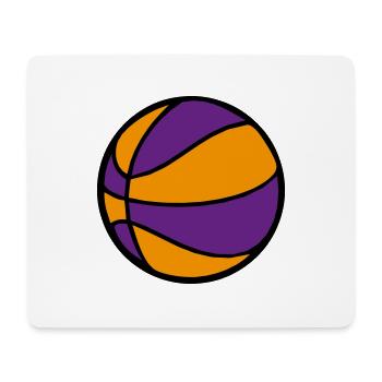 ballon de basket basketball 2510 - Tapis de souris (format paysage) - blanc - Devant