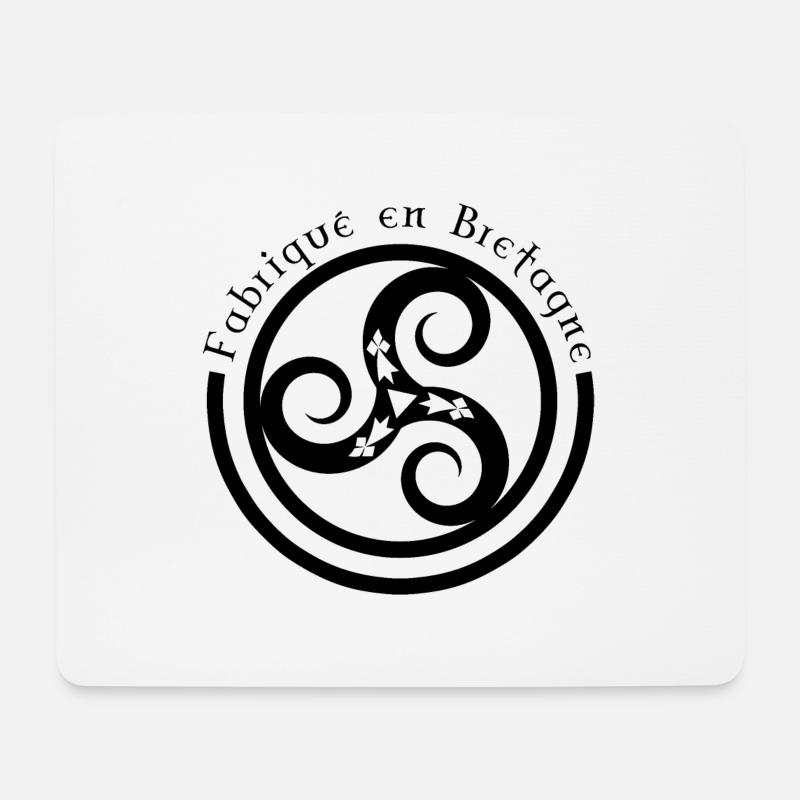Hergestellt in der Bretagne #1 - Mousepad (Querformat) - Weiß