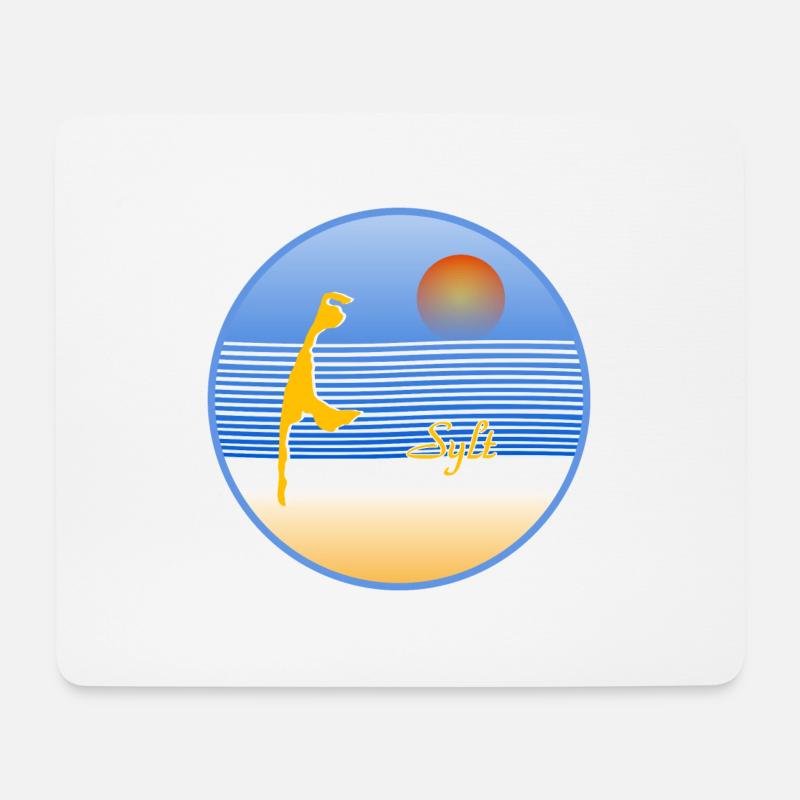 Sylt - die schönste Insel in der Nordsee - Mousepad (Querformat) - Weiß