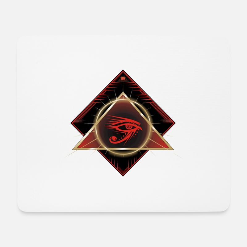 Horusauge Ägypten - Mousepad (Querformat) - Weiß